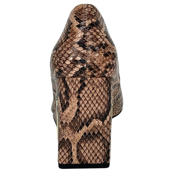 Katy Perry Hollow Wedge Snake Print Womens Pump Size 8.5M - Picture 3 of 13